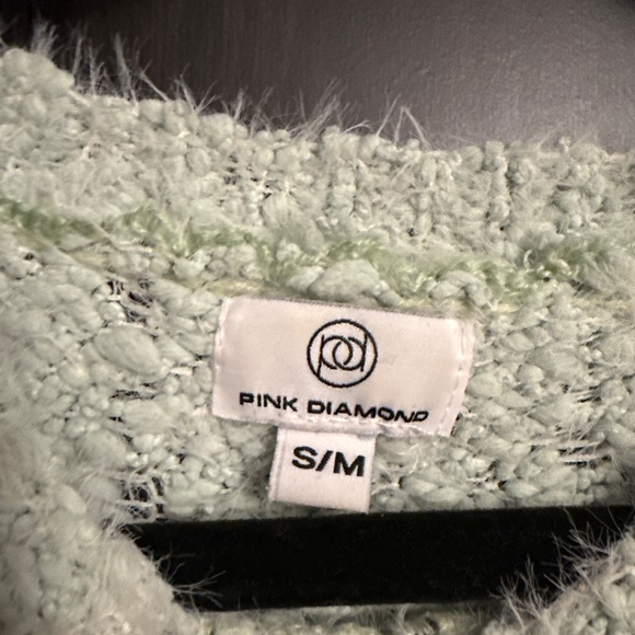 Textured Knit Sweater – Light Mint - Picture 2 of 2